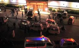 کراچی : ن لیگ کی ریلی پر فائرنگ، 2 افراد جاں بحق، 2 زخمی