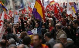 سپین میں مزدوروں کا عالمی دن بیروزگاروں کا دن بن گی