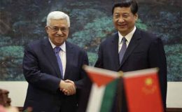 فلسطینی صدر محمود عباس چین کے دورے پر پہنچ گئے