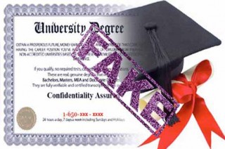 Fake degrees
