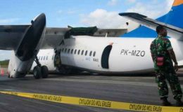 انڈونیشیا میں مسافر طیارے کے حادثے میں آٹھ مسافر زخمی