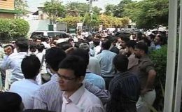 کراچی : جناح ہسپتال میں ڈاکٹروں کی ہڑتال