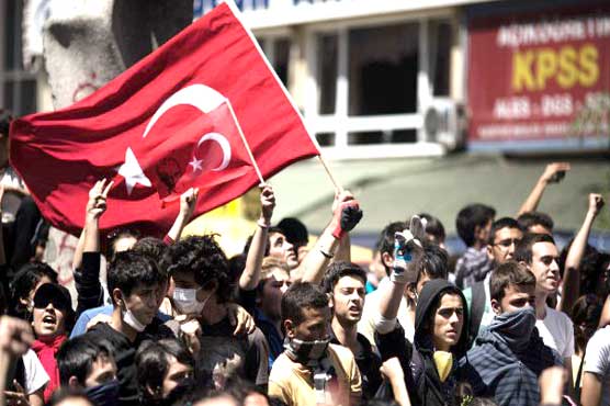 ترکی میں حکومت مخالف مظاہرے 12 ویں روز بھی جاری
