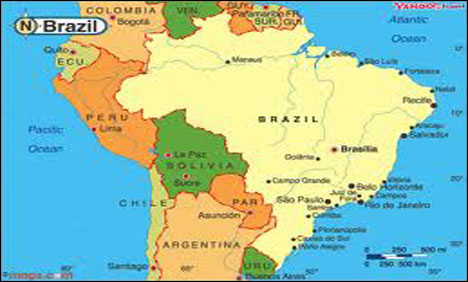 برازیل : پانی کی پائپ لائن پھٹ گئی، بچہ جاں بحق، 10 مکانات تباہ