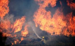 کیلیفورنیا: جنگلات میں بڑے پیمانے پر آتشزدگی، کئی گھر جل کر خاکستر