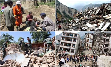چین : زلزلے سے ہلاکتوں کی تعداد 89 ہوگئی، 600 سے زائد زخمی