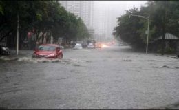 چین میں طوفانی بارشوں سے نظام زندگی درہم برہم ہوگیا