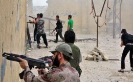 دمشق: سرکاری فورسز اور باغیوں میں جھڑپوں کے دوران 12 باغی ہلاک