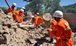 چین میں زلزلے سے 75 افراد ہلاک، درجنوں زخمی