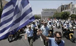 یونان میں روزگار سے محرومی پر احتجاج