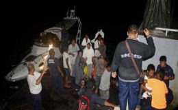 تارکین وطن کی کشتی ڈوب گئی، 157 افراد کو بچا لیا گیا