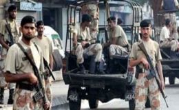 کراچی میں فائرنگ ایک شخص ہلاک، 2 رینجرز اہلکار زخمی
