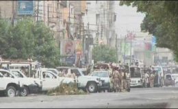 کراچی : پٹیل پاڑہ میں جرائم پیشہ افراد کی موجودگی، رینجرز کا سرچ آپریشن