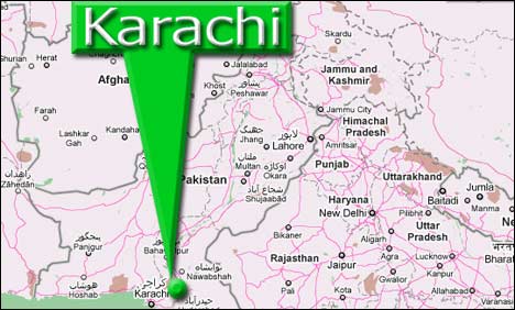 کراچی : صفورا چورنگی کے قریب ایک بھتہ خور مقابلے کے بعد گرفتار