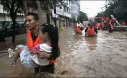 شمالی چین : سیلاب , طوفانی بارشوں سے مرنے والوں کی تعداد 34 ہوگئی