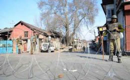مقبوضہ کشمیر میں احتجاج روکنے کیلئے کرفیو نافذ