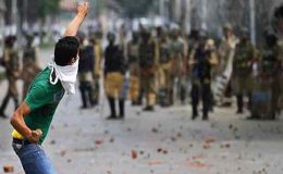 مقبوضہ کشمیر: بھارتی فوج کی مظاہرین پر فائرنگ، 6 کشمیری شہید