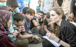 انجلینا جولی کی شامی مہاجرین اور بچوں کی امداد کی اپیل