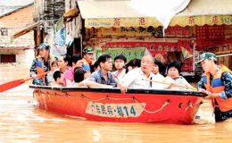 چین : سمندری طوفان یوٹور نے تباہی مچا دی، 200 افراد ہلاک