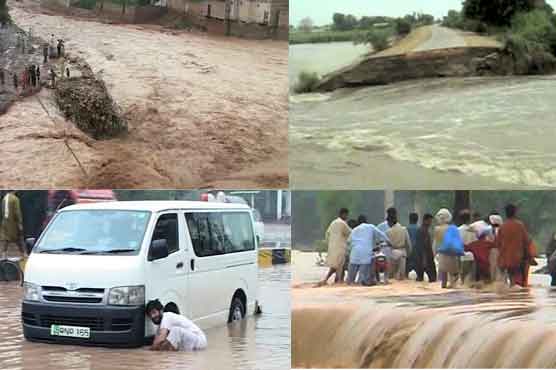 بارشوں سے دریا بپھر گئے، پنجاب، بلوچستان، خیبر پختوانخواہ میں تباہی