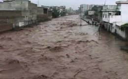 چارسدہ، نوشہرہ میں دریائے سوات، کابل، خیالی میں اونچے درجے کا سیلاب