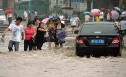 چین میں بارشیں اور سیلاب، ہلاکتوں کی تعداد 91 ہو گئی