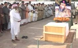 کوہ پیمائوں کے قتل کی تحقیقات پر مامور شہید کرنل مصطفی سپرد خاک