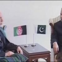 Hamid Karzai and Nawaz Sharif