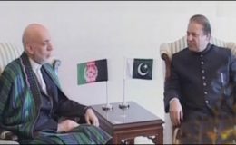 افغان صدر حامد کرزئی اور وزیر اعظم نواز شریف کی ون آن ون ملاقات