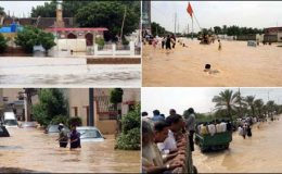 کراچی میں بارش کے بعد بیشتر علاقوں سے پانی نکل گیا