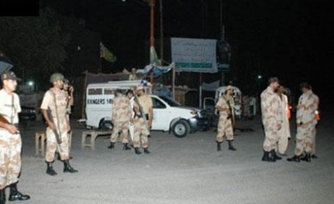 کراچی: پولیس اور رینجرز کی کاروائی، 9 افراد گرفتار