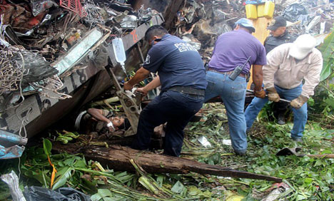 میکسیکو میں ٹرین الٹ گئی،5 افراد ہلاک، 35 زخمی