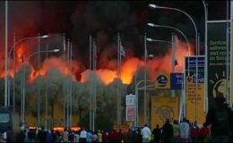 نیروبی کے ایک بین الاقوامی ہوائی اڈے پر شدید آگ