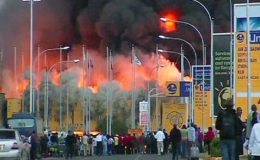 نیروبی: ائیرپورٹ پرشدید آگ بھڑک اٹھی،فضائی سفر معطل ہوگیا