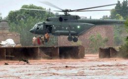 پاک فوج نے ذرائع کے نمائندوں کو کراچی کا فضائی دورہ کرایا