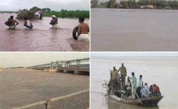 دریائے سندھ میں اونچے درجے کا سیلاب،کچے کا 70 فیصد علاقہ زیر آب