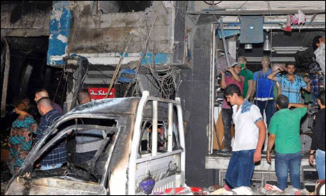 شام : دمشق کے نواحی علاقے میں کار بم دھماکا، 18 افراد ہلاک
