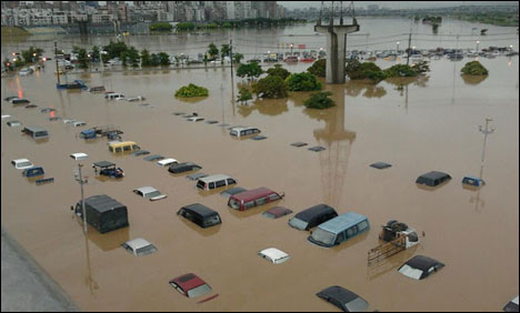 تائیوان میں بارش اور سیلاب سے تباہی،3 ہلاک