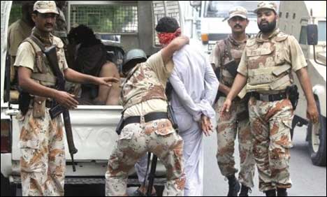 کراچی : فشریز میں رینجرز کی کارروائی، ملزم شفیع پٹھان ہلاک