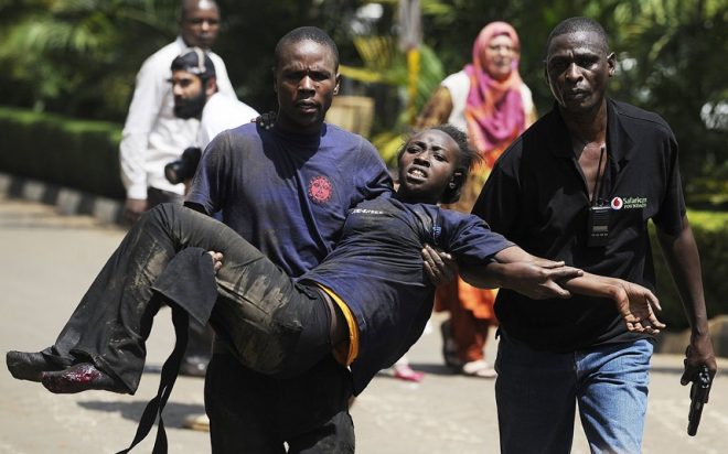 نیروبی – 59 ہلاک، متعدد یرغمال، آپریشن جاری
