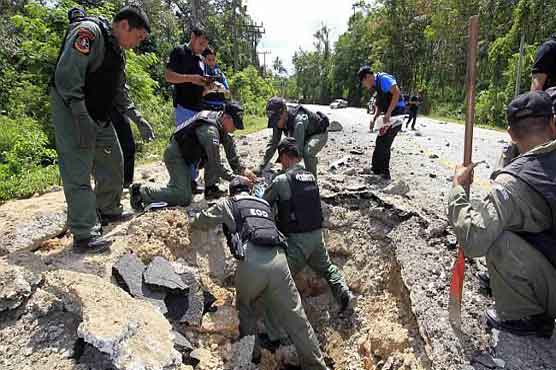 تھائی لینڈ میں بم دھماکا، 3 فوجی ہلاک، چار افراد زخمی