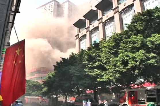 چین: گودام میں آگ بھڑک اٹھی،232 افراد کو بچا لیا گیا