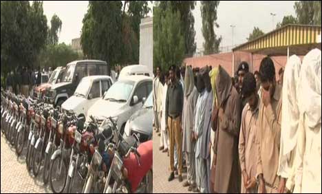 فیصل آباد : جرائم پیشہ افراد کیخلاف کریک ڈاون، 106 ملزمان گرفتار
