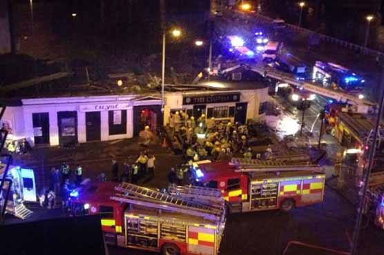 اسکاٹ لینڈ: گلاسگو میں ہیلی کاپٹر گر کر تباہ، متعدد افراد زخمی