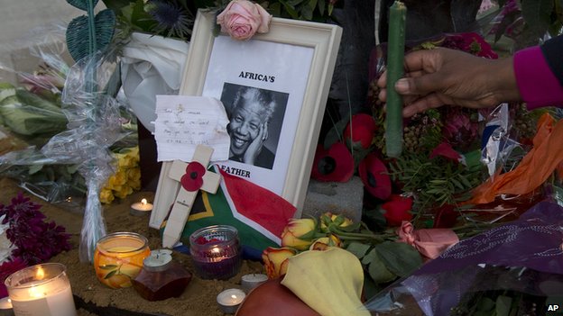 نیلسن منڈیلا کو خراج عقیدت پیش کرنے کا سلسلہ جاری