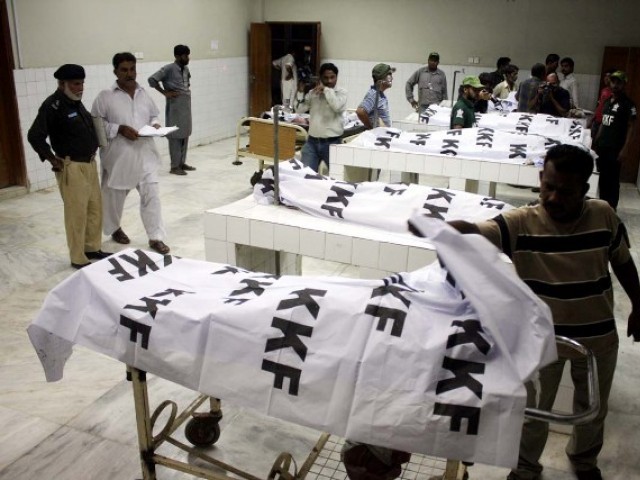 کراچی میں گلشن حدید لنک روڈ سے 4 افراد کی تشدد زدہ لاشیں برآمد
