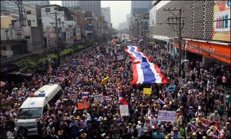 تھائی لینڈ میں حکومت مخالف مظاہرے جاری، 9 افراد ہلاک
