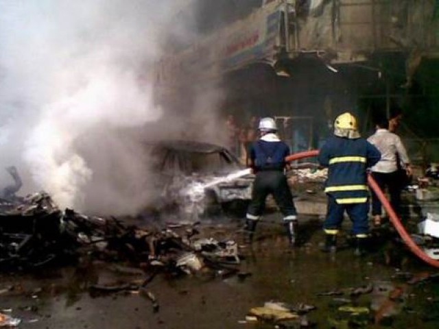 عراقی دارالحکومت بغداد میں انتخابی ریلی میں دھماکے، 7 افراد ہلاک، متعدد زخمی