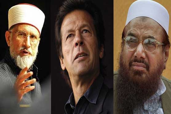 عمران خان، طاہر القادری اور حافظ سعید کا آپریشن کی حمایت کا فیصلہ