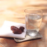 dates and water